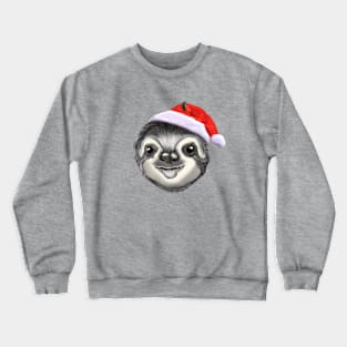 Sloth Drawing Chrtistmas Gift Crewneck Sweatshirt